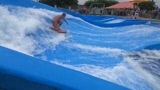 flowrider - Logan - 3 at Soak City, Kings Island