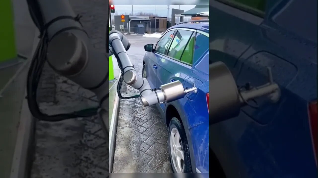 Automatic petrol station