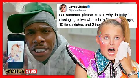 DaBaby Slams Jojo Siwa In New Track & James Charles Steps Into The Drama | Famous News