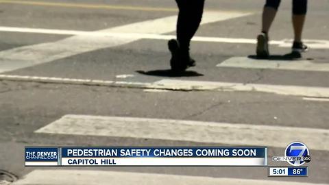 Pedestrian safety a hot topic in Capitol Hill