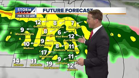 Partly cloudy with highs in the 60s Thursday