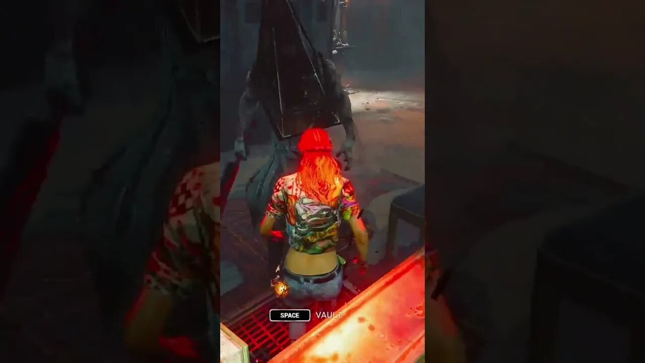 When you yell but the killer can respond back #dbdgameplay #nicolascage #dbdsurvivor #youtubeshort