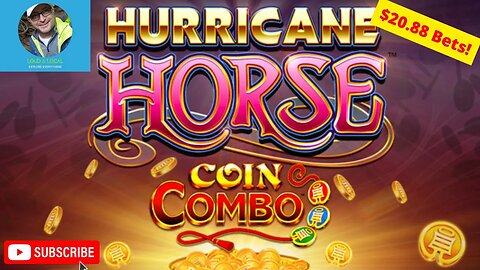 Coin Combo Hurricane Horse Slot. $20 Bet! Fill the pot! Rainy Day Slot Winning with Loud & Local.