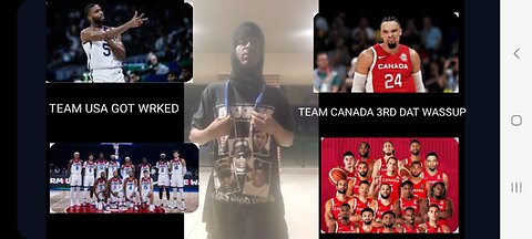 TEAM USA VS TEAM CANADA WAS A THROW DOWN ALL DA WAY TILL DA END OVA TIME AN CANADA WW BRONZE💪🏾💯