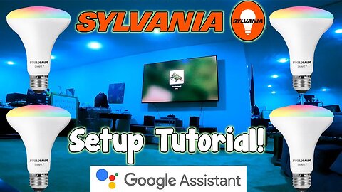 SYLVANIA Wifi Smart Light Bulbs | Full Color & Tunable White BR30 | Alexa & Google Home Compatible!