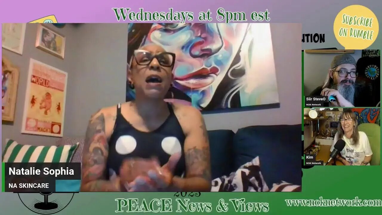 PEACE News & Views Ep 81 with guest Natali Sophia