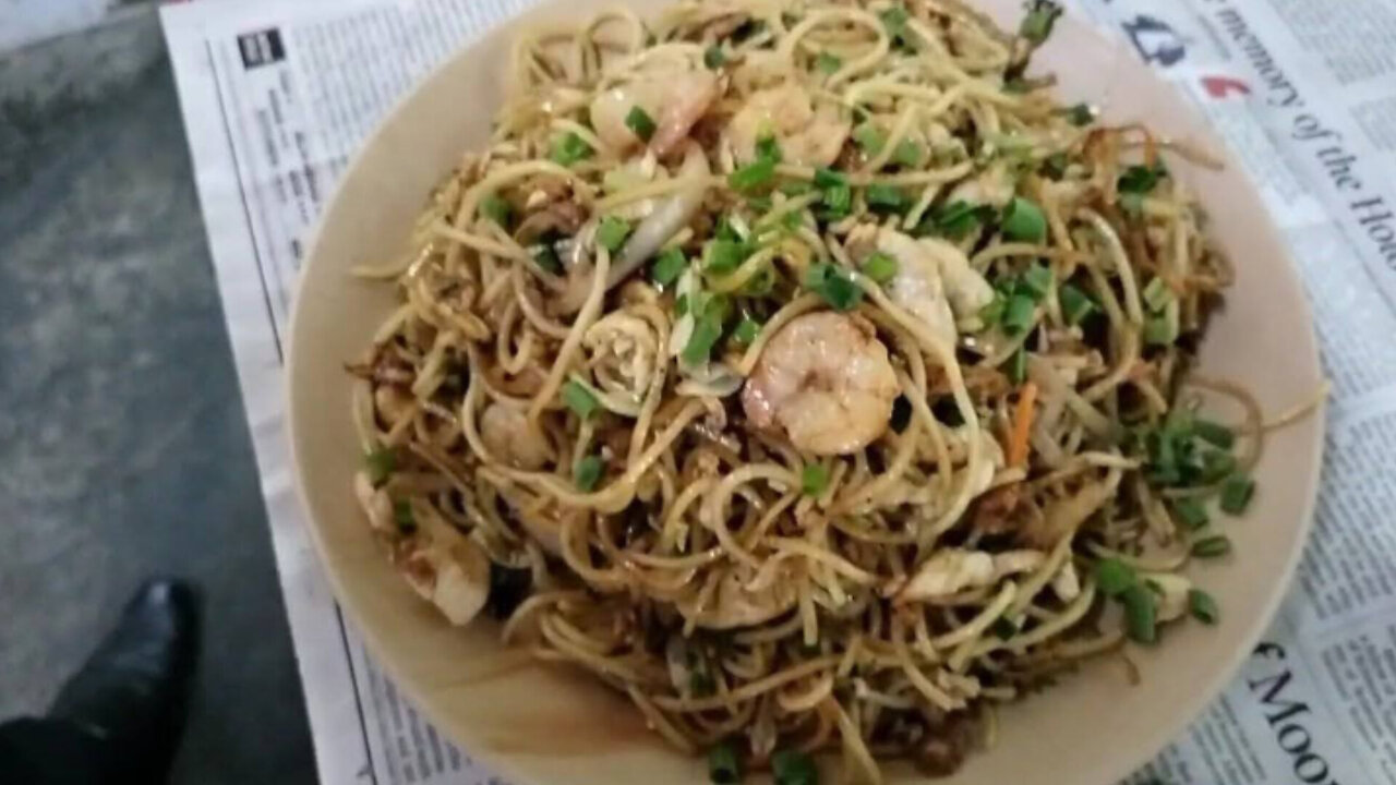 Home made recipes mix noodles authentic