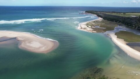 Forshore and Mouth 15 November 2022 4k Drone