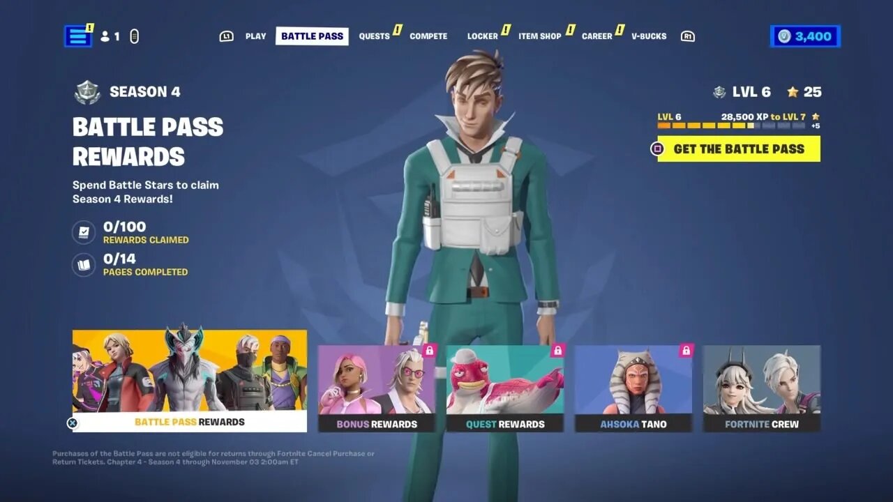 Chapter 4 Season 4 *BATTLE PASS*