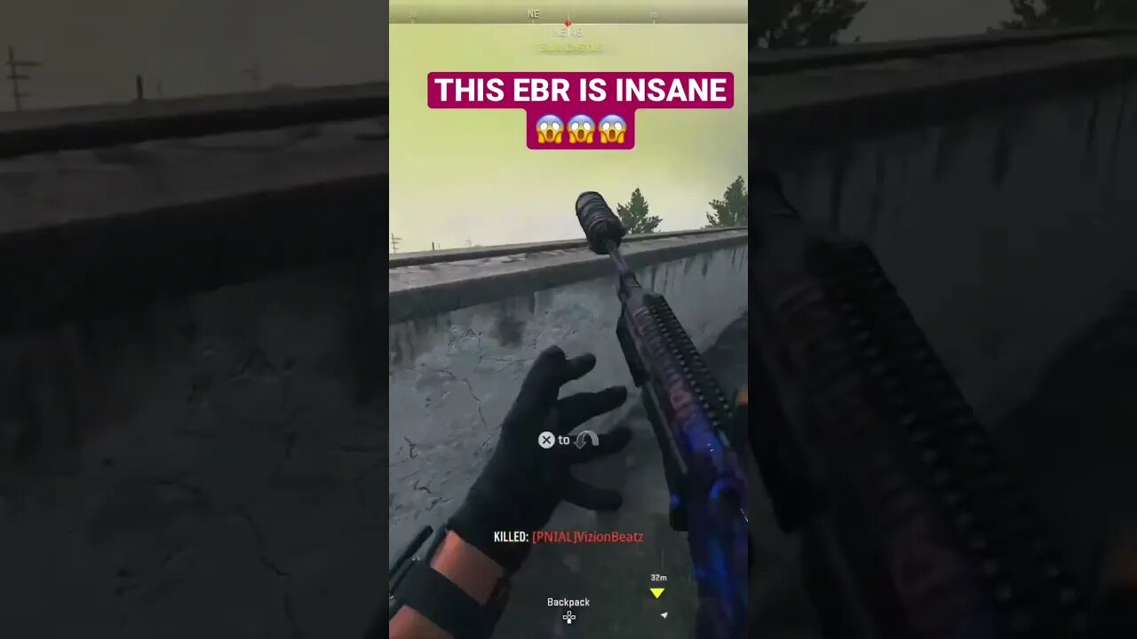 THIS *2 SHOT* EBR CLASS IS INSANE😱 #shorts #warzone #shortsclip