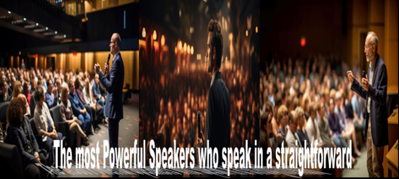 Motivation Speeches! Listen Closely to Powerful Speakers Who Speak In a Straightforward Way