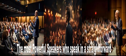 Motivation Speeches! Listen Closely to Powerful Speakers Who Speak In a Straightforward Way