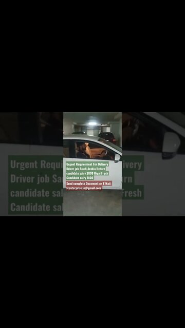 Saudi Driver Job | Noon Company Delivery Driver job #job #fcenterprise #shorts