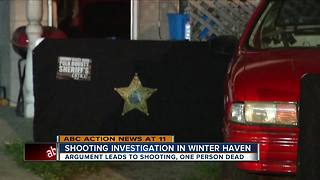 Shooting investigation in Winter Haven