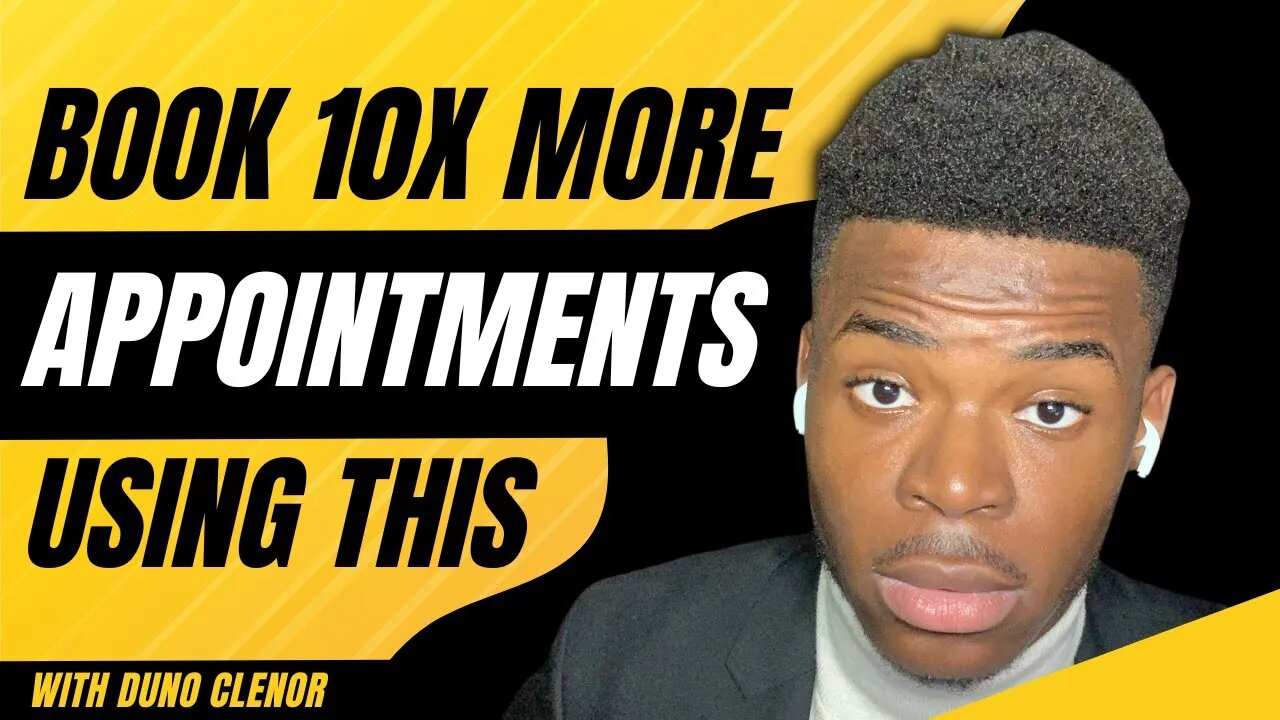 How To Book More Appointments | Duno Clenor