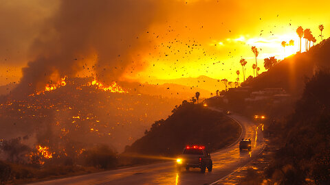 USA NOW! Franklin Fire: Hollywood on Edge as Flames Threaten California