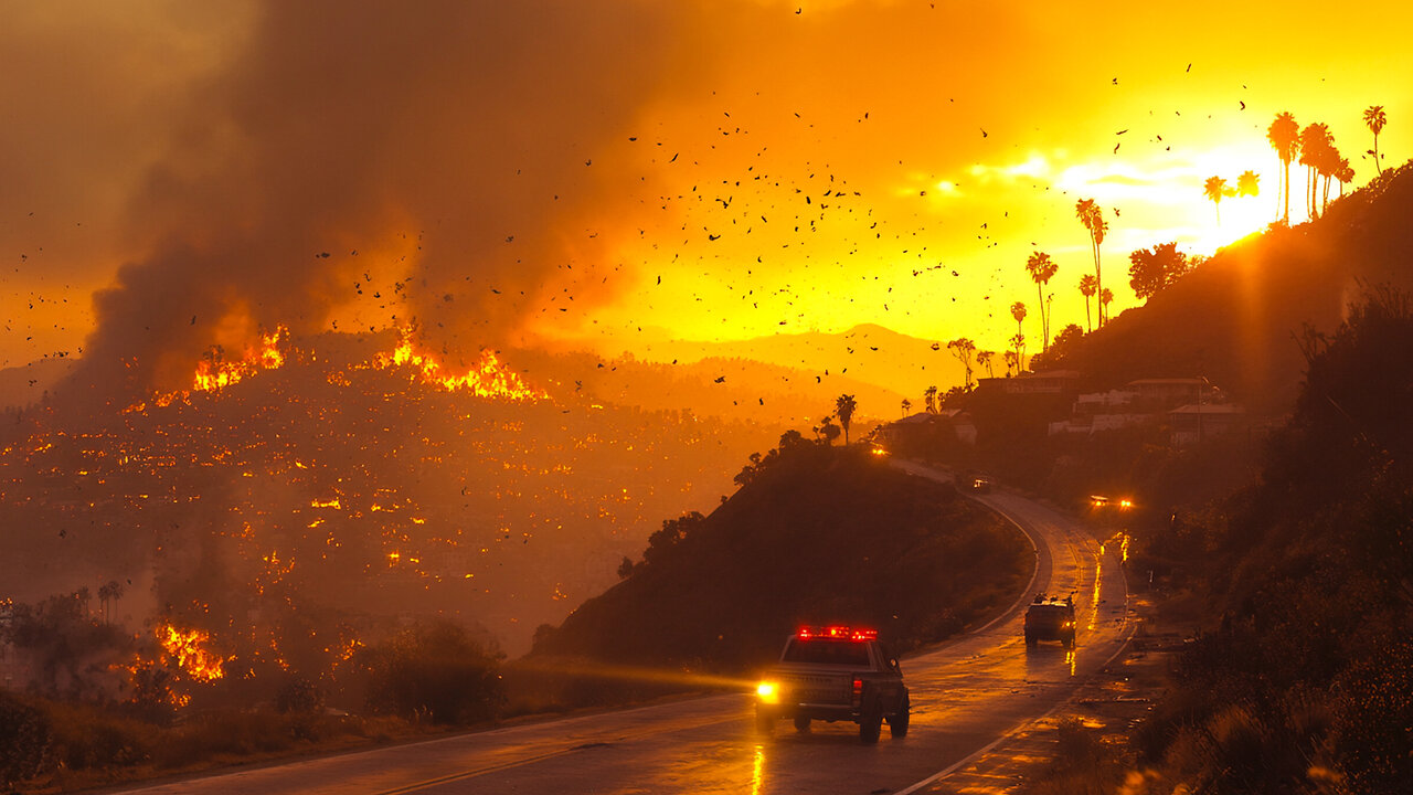 USA NOW! Franklin Fire: Hollywood on Edge as Flames Threaten California