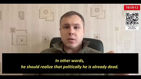 SBU Security Service Col.Roman Kostenko : Zelensky is “politically dead”