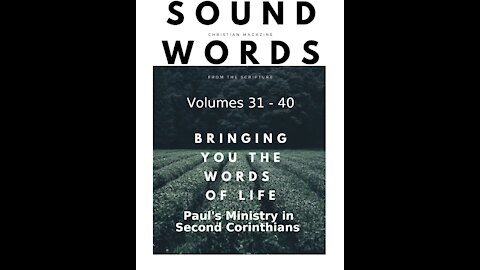 Sound Words, Paul's Ministry in Second Corinthians