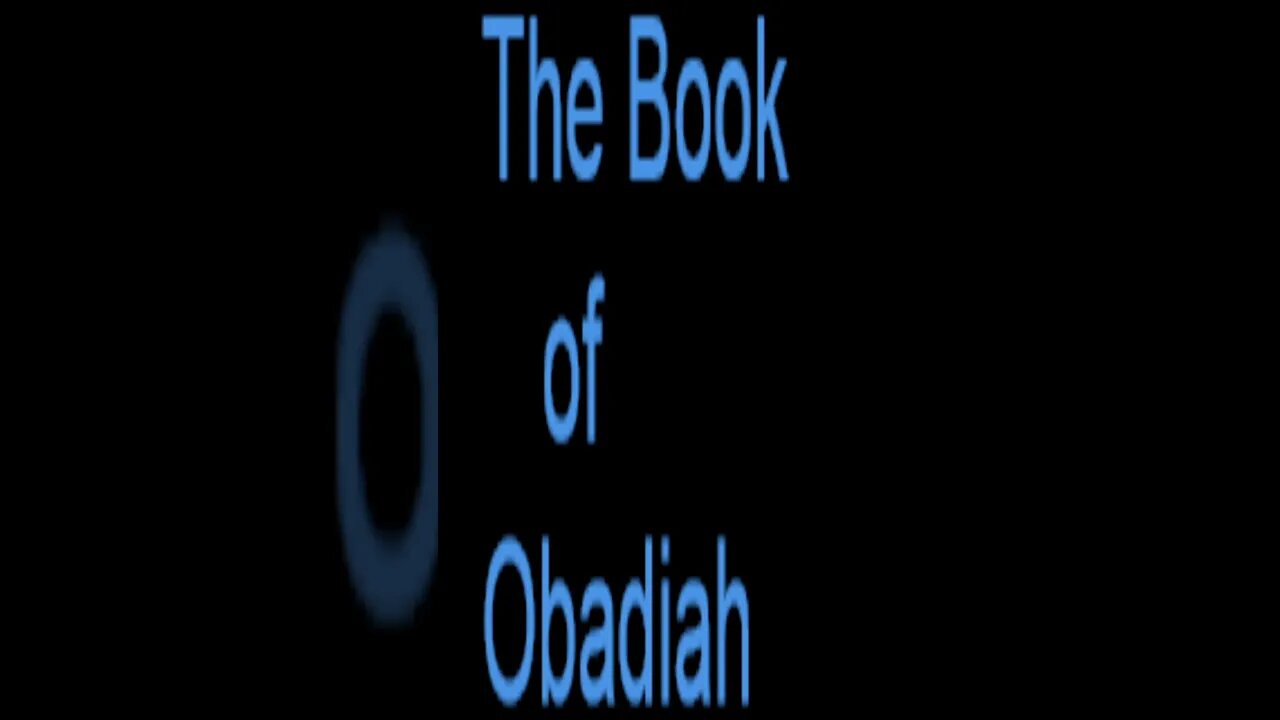 The Book of Obadiah