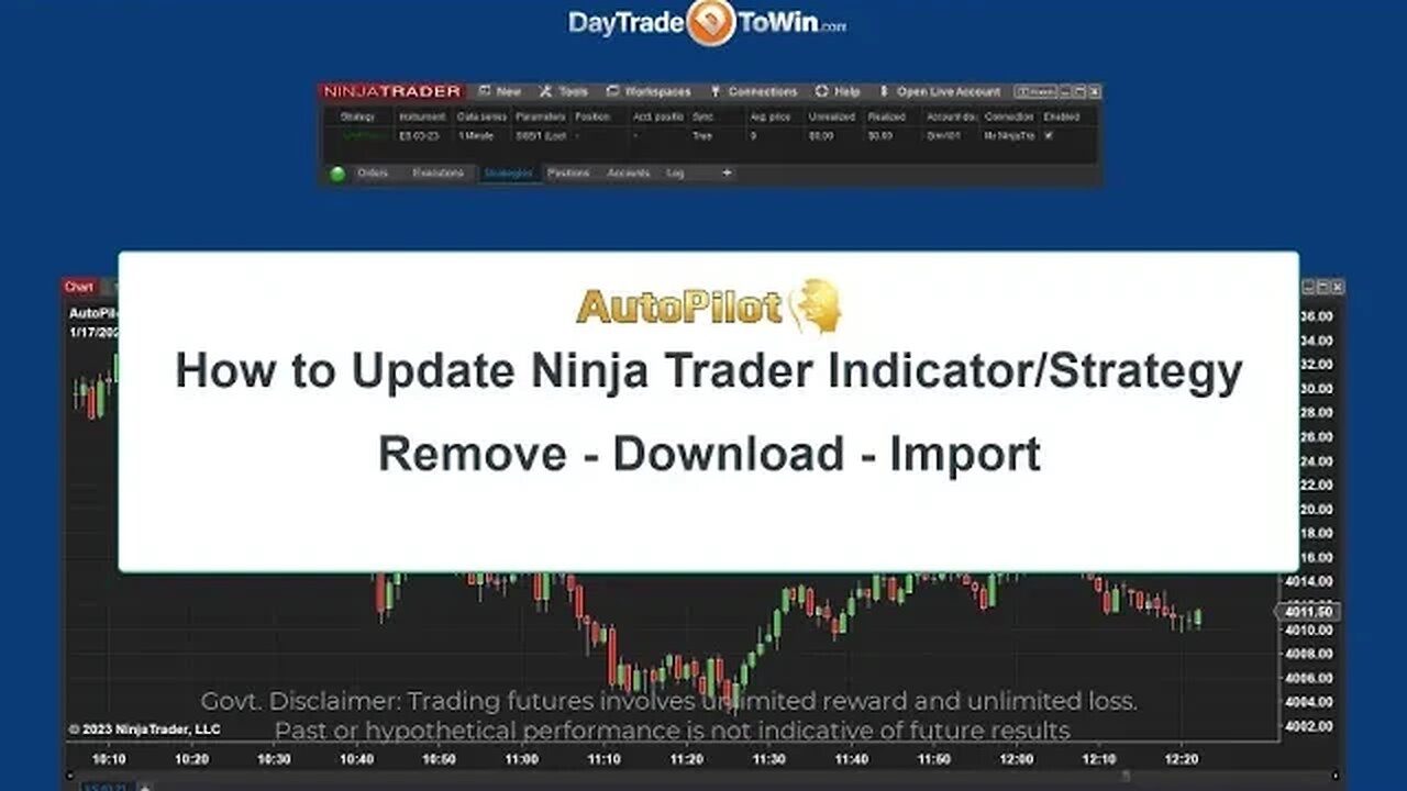 Importing - Upgrading - Removing Ninja Trader Indicators- Ninja Script