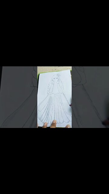 How to draw a girl 💃 #shorts #howtodraw #drawing #girldrawing #girl #viral #ytshorts #short