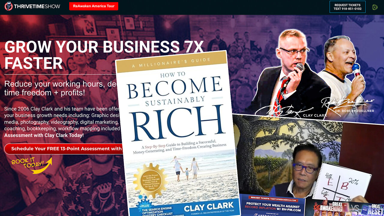 Robert Kiyosaki & Clay Clark | Four Steps to Business Success 1) Find Problems Your Ideal & Likely Buyers Have 2) Solve Problems for Your Ideal & Likely Buyers 3) Sell Solutions to Your Ideal & Likely Buyers 4) Nail It & Scale It