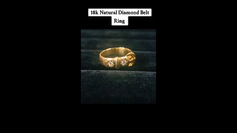 18k Solid Gold Natural Diamond Ring! #naturaldiamonds #collection #viral #trending #popular #18k