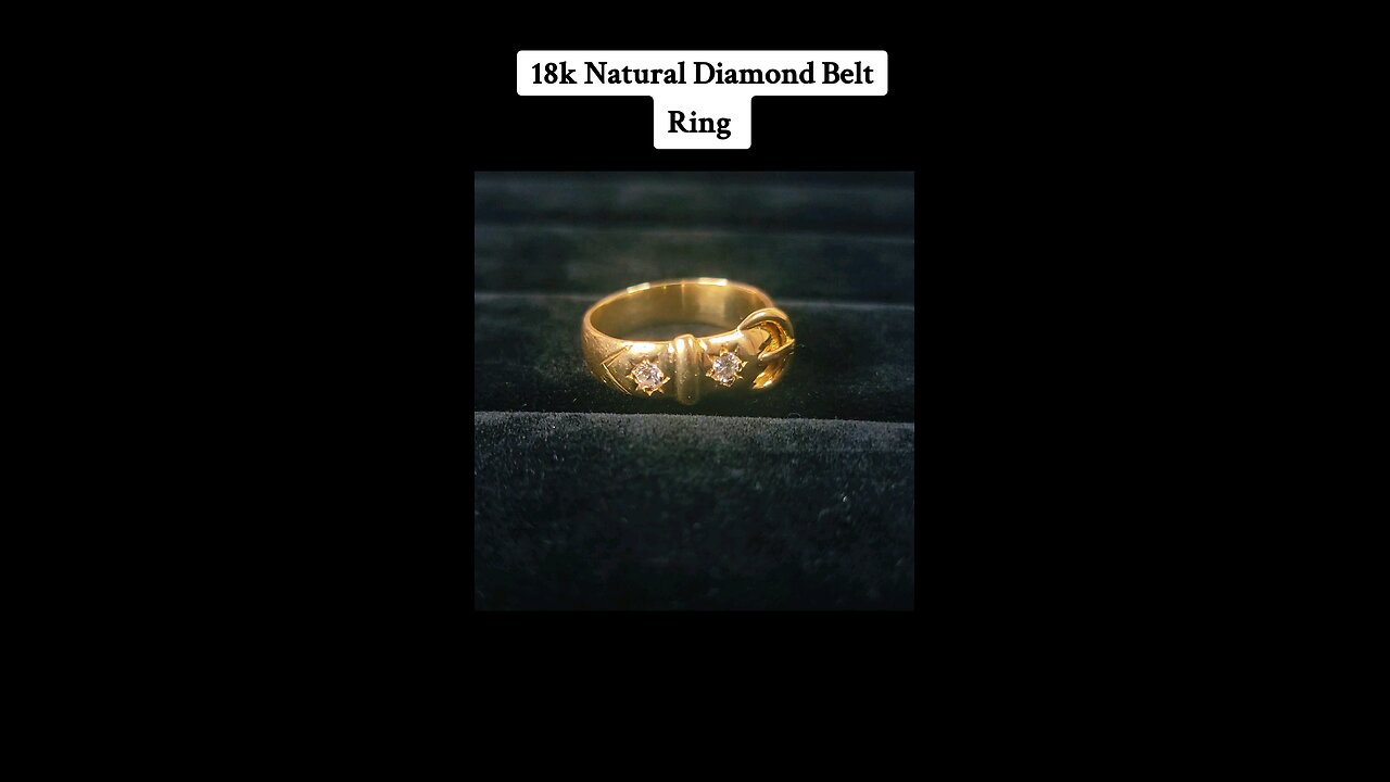 18k Solid Gold Natural Diamond Ring! #naturaldiamonds #collection #viral #trending #popular #18k