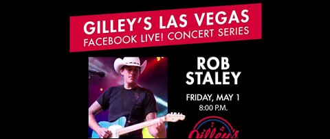 Virtual concert with Rob Staley tonight