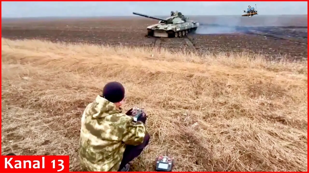 British Army tests ground kamikaze drone on Russian T-80 tank, it is important for Ukraine