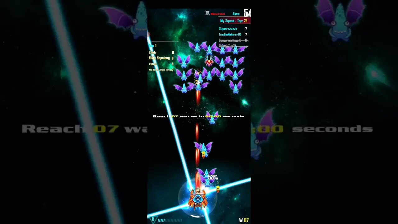 GALAXY ATTACK ALIEN SHOOTER - PVP SURVIVAL - QUADS mode (4 Dec 2021)
