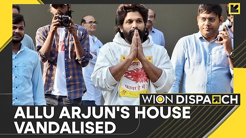 India: Allu Arjun's House Vandalised In Hyderabad; Protesters Shout Slogans, Pelt Stones | WION