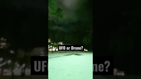 UFO captured over the beach in Hawaii | #shorts