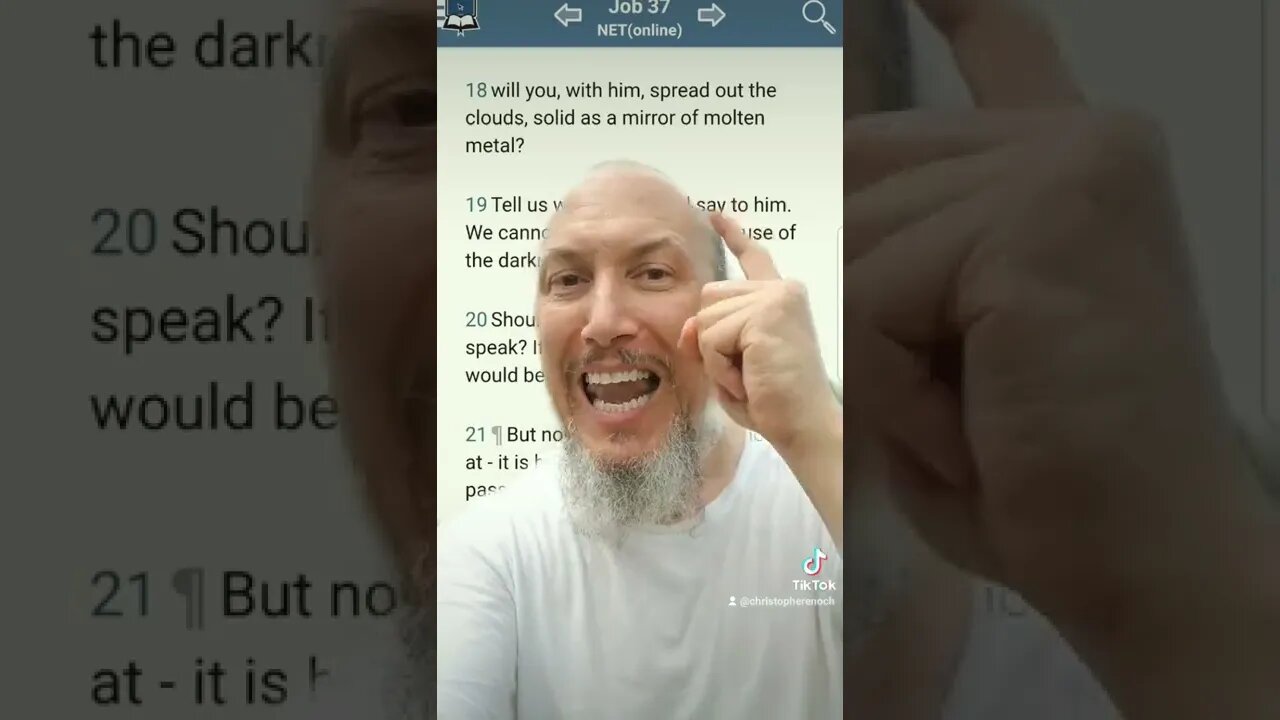 Leveling Flat Earth - Part 20 - Job 37:18 The Clouds are Like a Mirror?