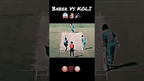 Baber Vs koli 😱👌💯 #cricket #psl #ipl #ytshorts #viral #shorts