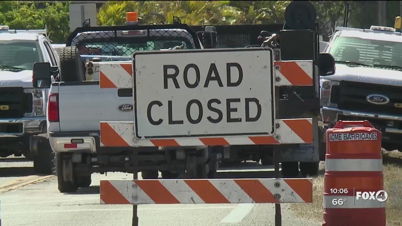 Danley Drive closed at Metro Parkway