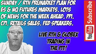 GLOBEX RTH Premarket Plan The Pit Futures Trading