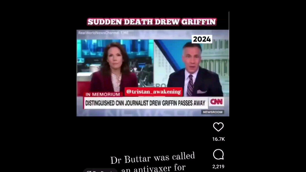 Vaccination Propagandist Drew Griffin Dies of Vaccination Adverse Event Covid 19