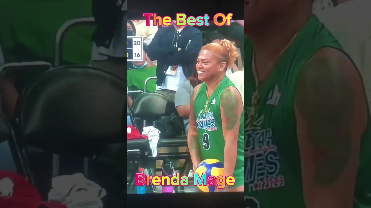 Twerk Twerk Of Brenda Mage in AllStarMagic Game! #brendamage #allstargame2023 #volleyball #games