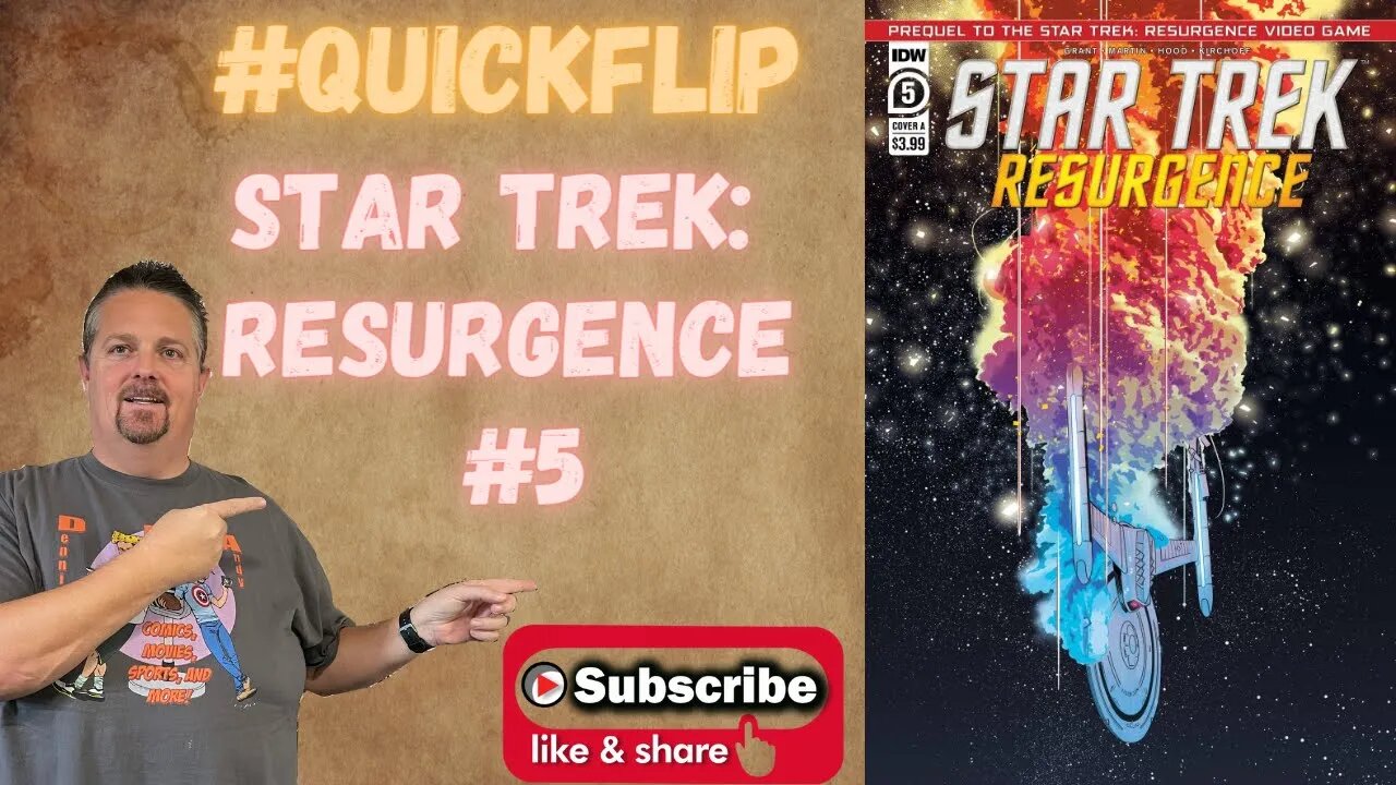 Star Trek: Resurgence #5 IDW #QuickFlip Comic Review Andrew Grant,Josh Hood #shorts