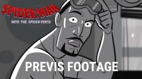 PREVIS FOOTAGE | spider man into the spider verse