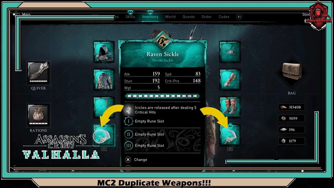 Assassin's Creed Valhalla- MC2 Duplicate Weapons!!!