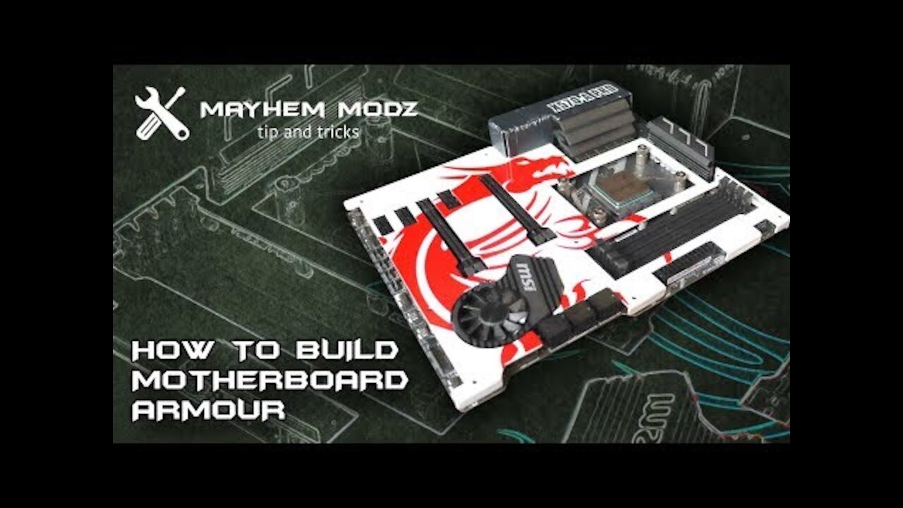 msi X570-A PRO DIY motherboard armour