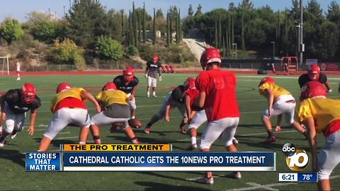 Pro Treatment heads to Cathedral Catholic High School