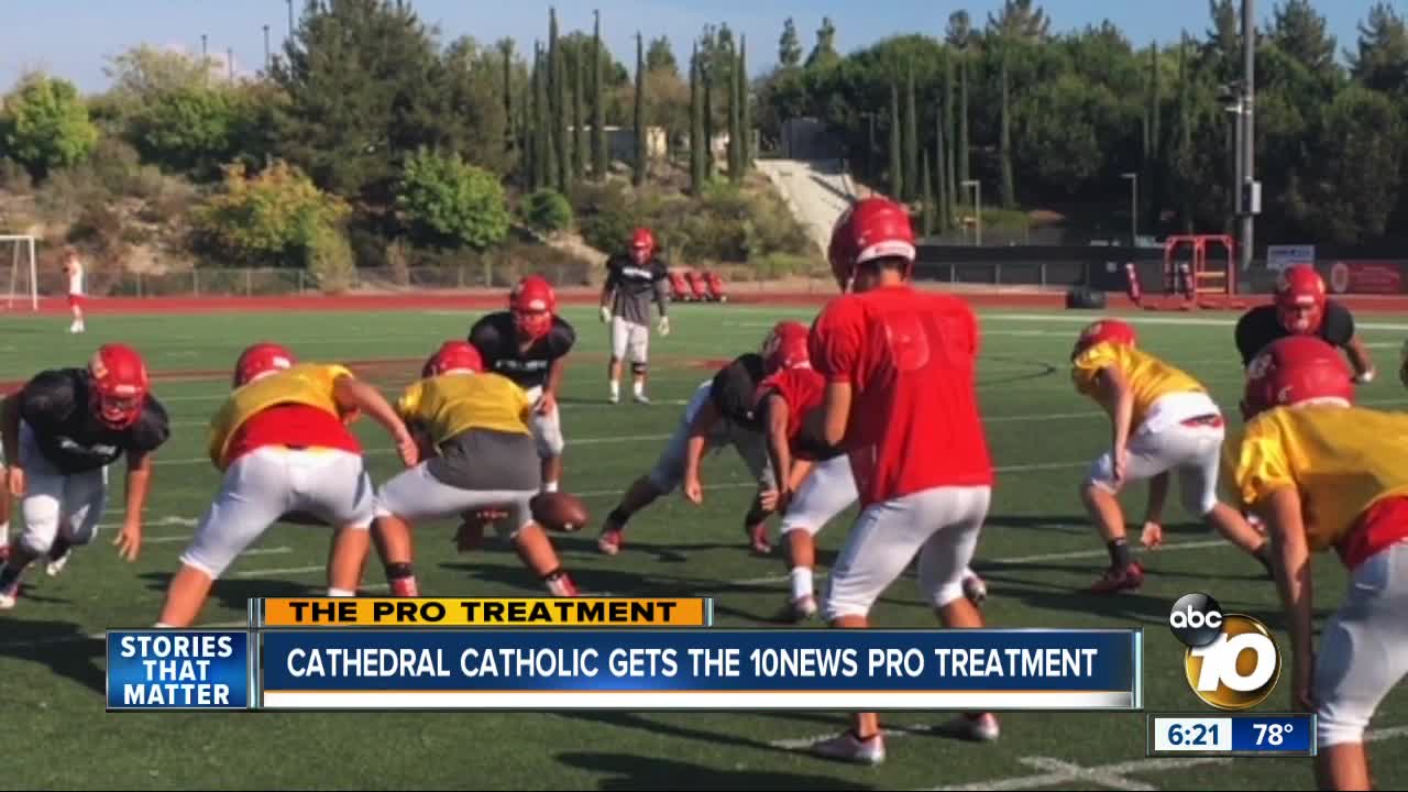 Pro Treatment heads to Cathedral Catholic High School