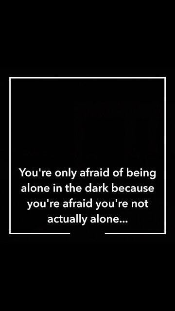 Afraid of the dark [GMG Originals]