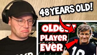 Rugby Player Reacts to The OLDEST NFL Players Ever!