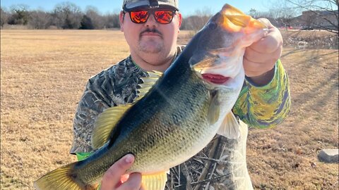 MONSTER BASS ON THE DROP SHOT!