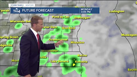 Increase in humidity, scattered showers in store for Monday